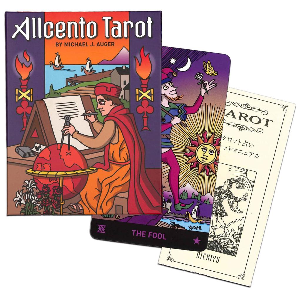 100 Tarot Cards Awaken forgotten wisdom with 100 mystical including a unique symbolic with an English [Officially Imported] [Allchento Tarot] cards,