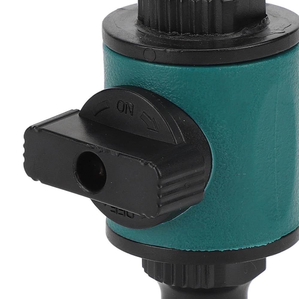 4PCS Black and Green Garden Hose Connector Dual Head Garden Hose Adapter  Greenhouse Gardening