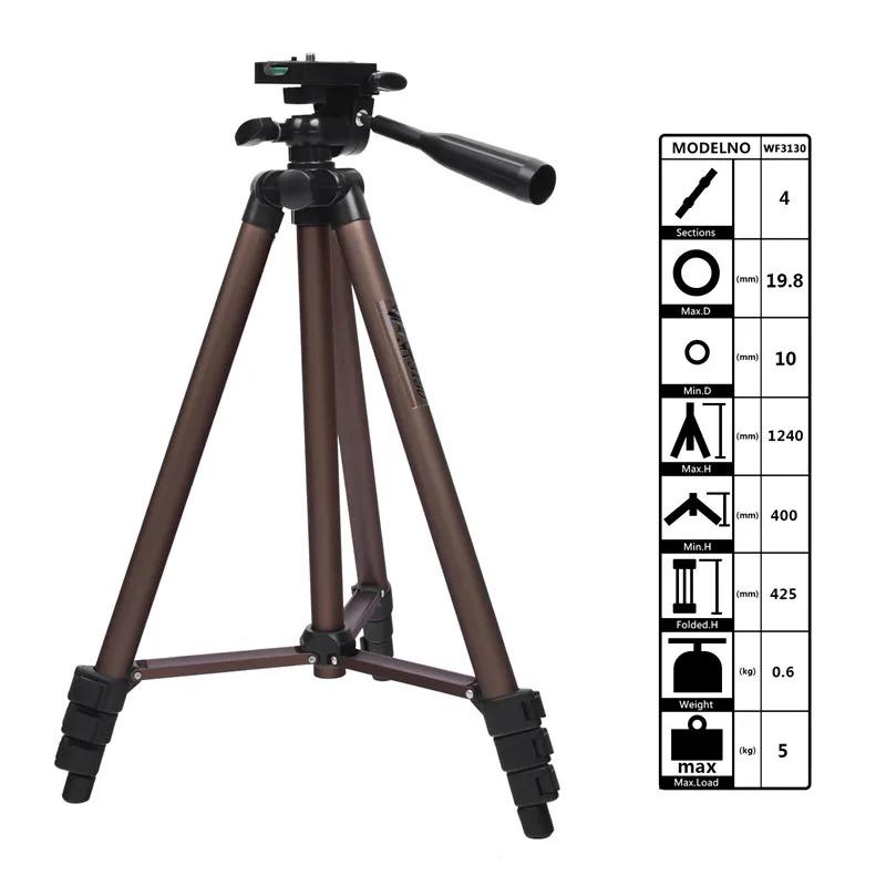 Professional Camera Tripod Stand Portable Aluminum Tripods With Holder For Canon Nikon Sony Dslr Camera Camcorder Phone