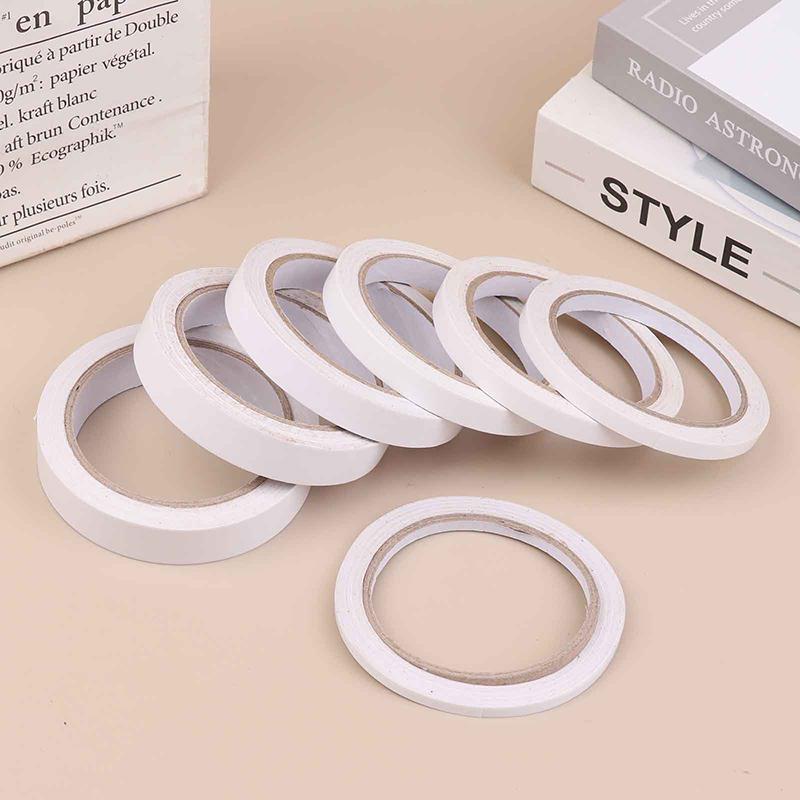 2Rolls 17M Double Sided Tape Strong Double Faced Powerful Hand Tearing Adhesive Tape For Mounting Fixing Pad Sticky Paper