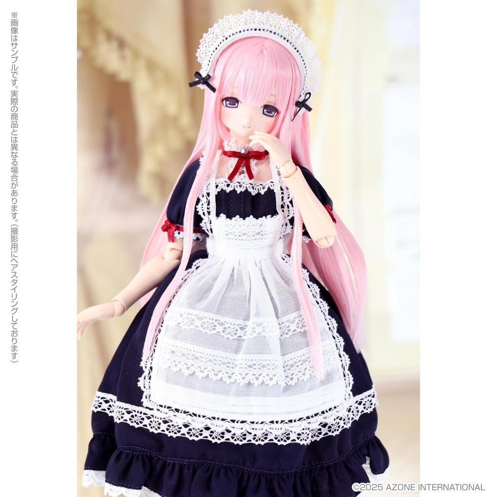 Azone International Family Mia Nocturnal Navy Articulated Doll ExCute (Loyal Maid, Ver.) Painted,