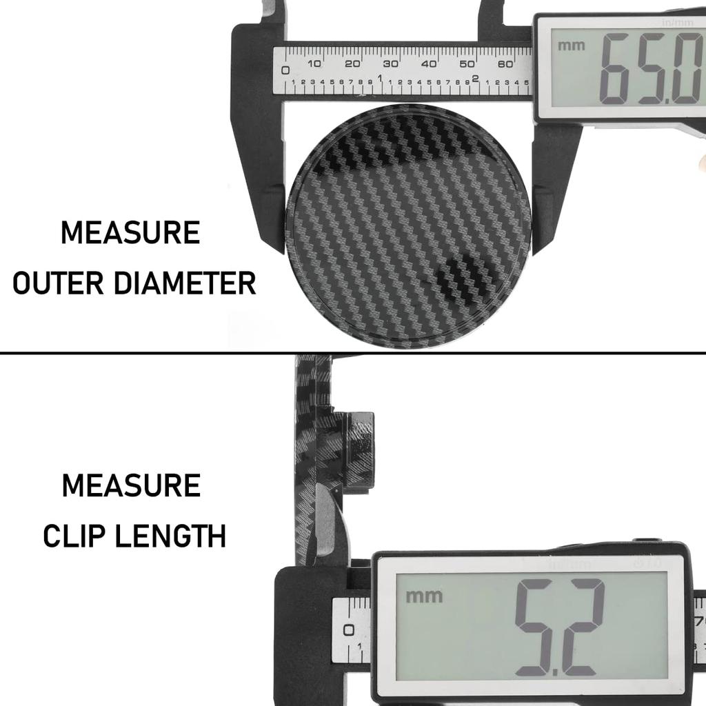 Wheel Center Cap 65mm 59mm 4pcs Carbon Wheel Cover Center Cover