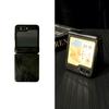 Samsung Galaxy Z Flip7 Crazy Horse Leather Folding Screen Case - Leather Texture Frosted Protective Cover