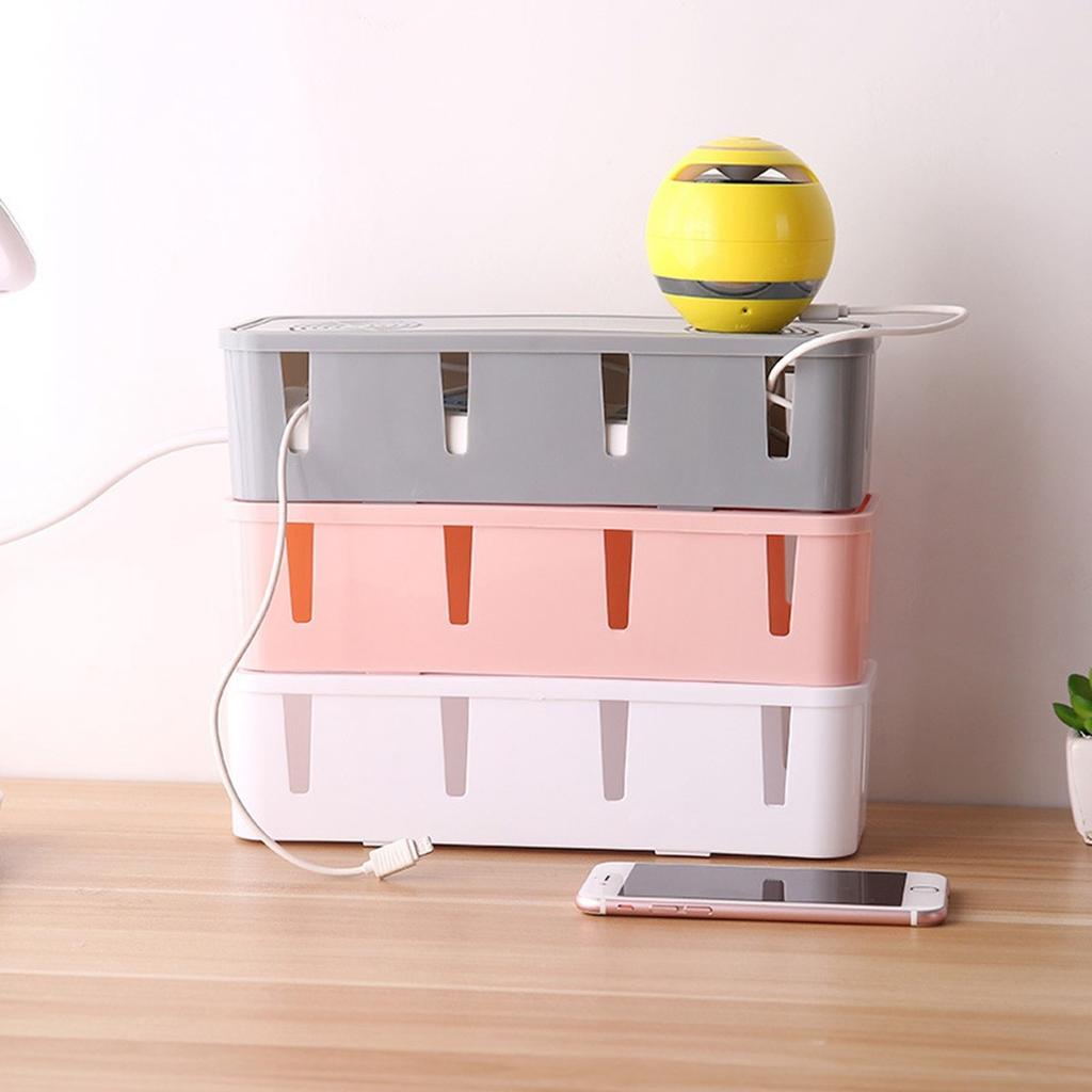 Home Cable Storage Box Desktop Wall Corner Placement High Quality Dissipation Safe Design Plug Socket Safety Box
