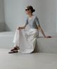Owaiwai Cotton Flare Long Skirt_I