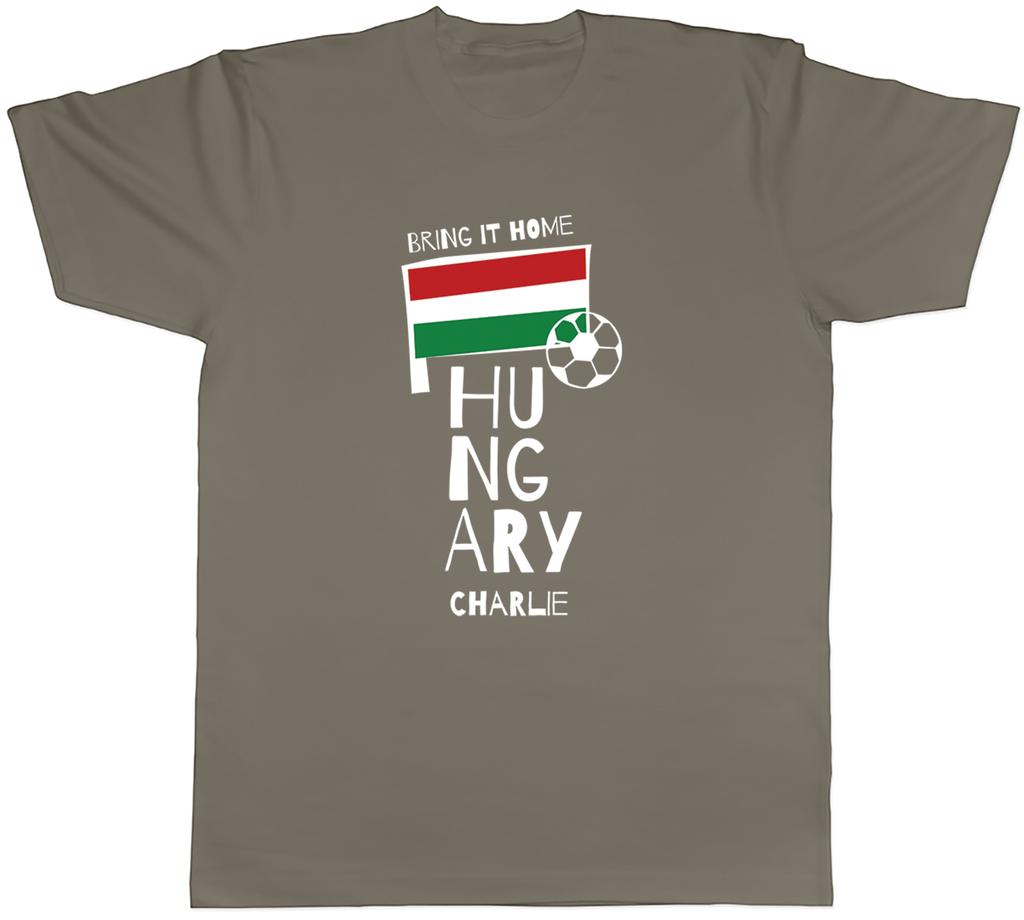 Personalised Hungary Football Unisex TShirt Bring it Home Soccer Fan Supporter Tee