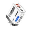 240W GaN Charger Adapter 5 Port Desktop Charger Adapter 3PD 2USB Fast Charger Adapter  Home Use