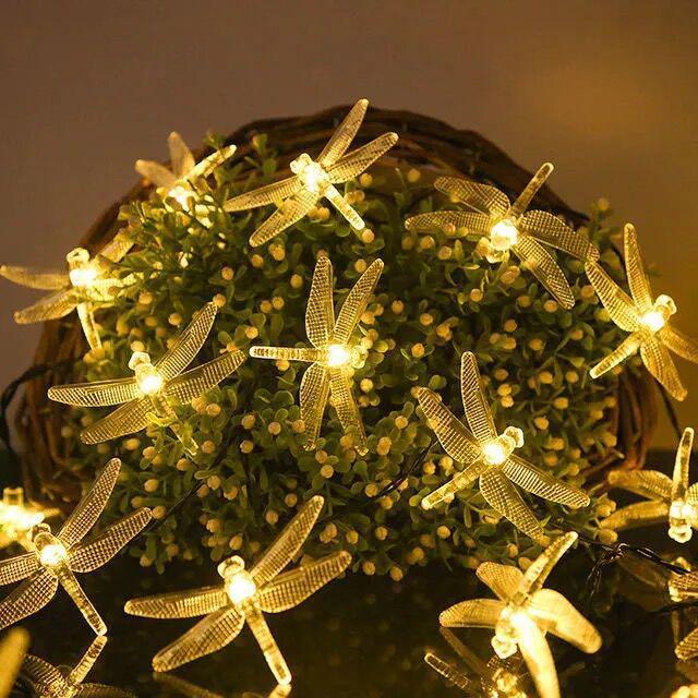 Colorful Solar Waterproof Lights for Outdoor Decoration - Camping, Picnic, Garden, Balcony, Courtyard, and Hanging Tree Atmosphere.