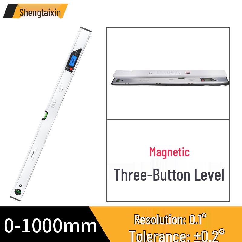 Shengtai Xinshui High-Precision Digital Magnetic Inclinometer Level with Aluminum Alloy