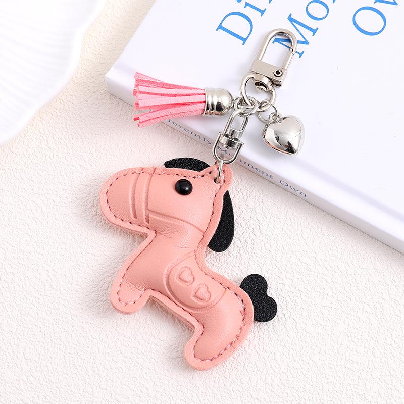 Yogodlns Faux Leather Horse Mini Backpack Hanging Handbag Pendant Bag Pendant Bags Accessories
