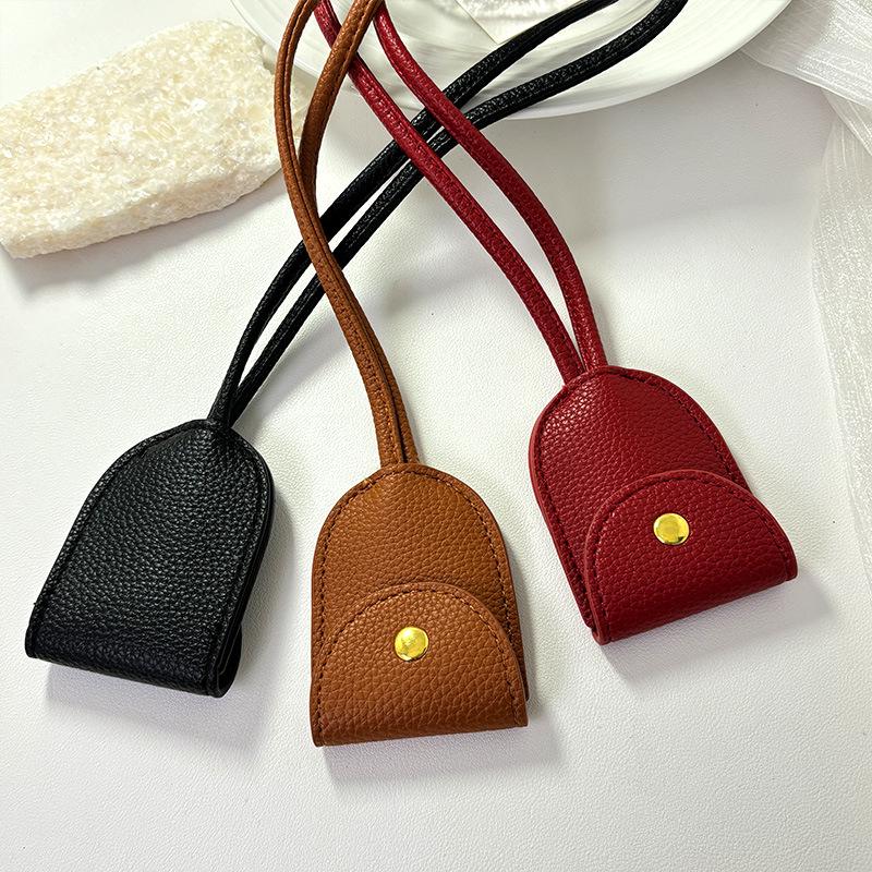 Kompaktowy Minimalistyczny Naszyjnik na Klucze - Saszetka ze Sznurkiem i Smycz dla Mężczyzn i Kobiet