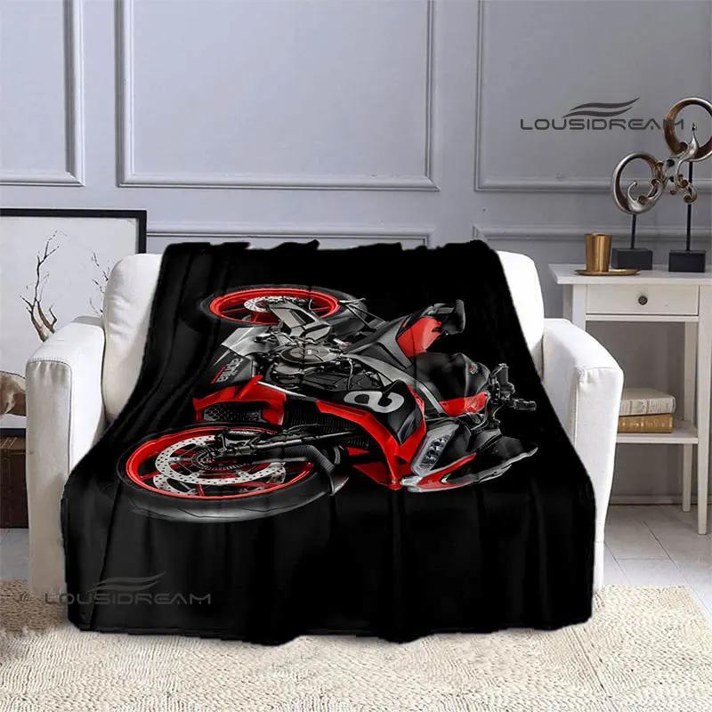 Aprilia Motorcycle Logo Printed Blanket Children's Warm Blanket Soft and Comfortable Blanket Home Travel Blanket Birthday Gift