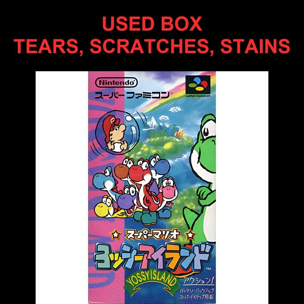Used Super Mario World 2: Yoshi's Island SFC SNES Super Famicom SHVC-YI Tested Working Nintendo Action NTSC-J Super Nintendo Cartridge