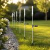 Solar Garden Light Frosted Reed Stick Outdoor Pathway Lighting with Stake for Yard Lawn Patio Decoration Waterproof