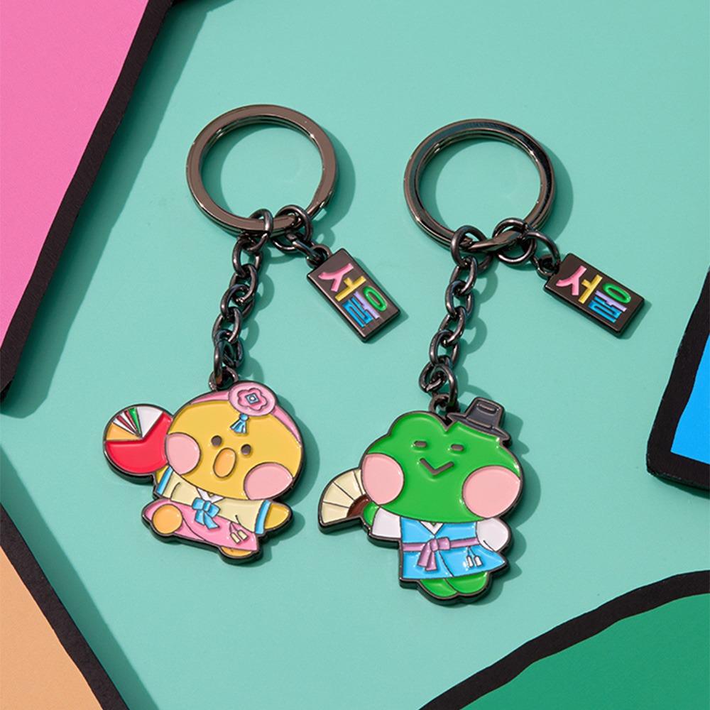 LINE FRIENDS MININI Seoul Edition Metal Keyring Lenini