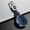 Aluminum Alloy With Leather Car Key Cover Remote Fobs Case Bag For BMW Mini Cooper S JCW Clubman F54 F55 F56 F57 F60 Countryman