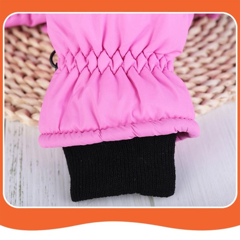 Kids Ski Gloves Comfortable & Stylish Gloves Warm & Durable Gloves Lightweight Perfect for Outdoor Activities in Winter