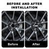 2025 Hot For BMW MINI 4Pcs 56mm Wheel Center Hub Cap Badge Wheel Sticker Decoration For MINI Cooper One S Clubman R50 R53 R56 R6
