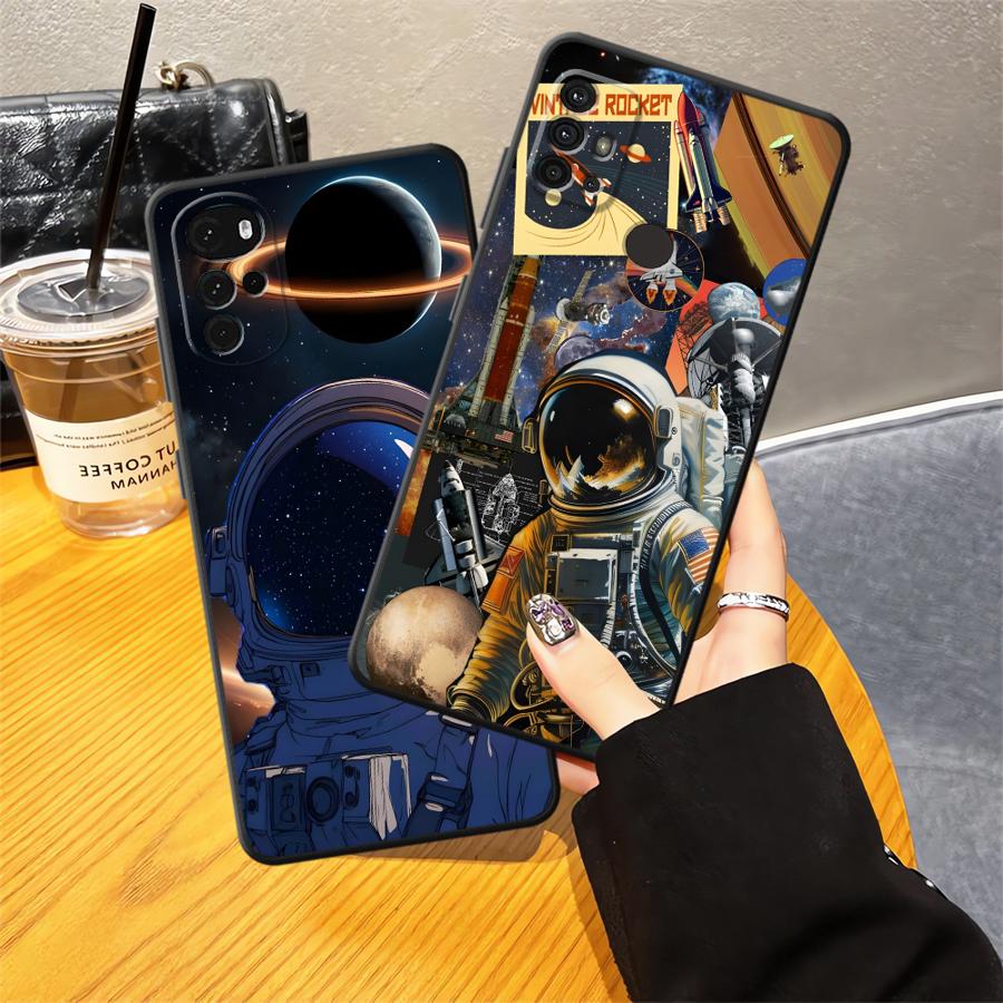 Cool Astronaut Phone Cover Case for Motorola Moto G32 G71 Edge 20 Pro 30 Lite G50 G60s G52 G53 G30 G22 Edge40 G51 G73