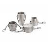Snap-on Type D Stainless Steel Female Quick Connector with Internal Thread