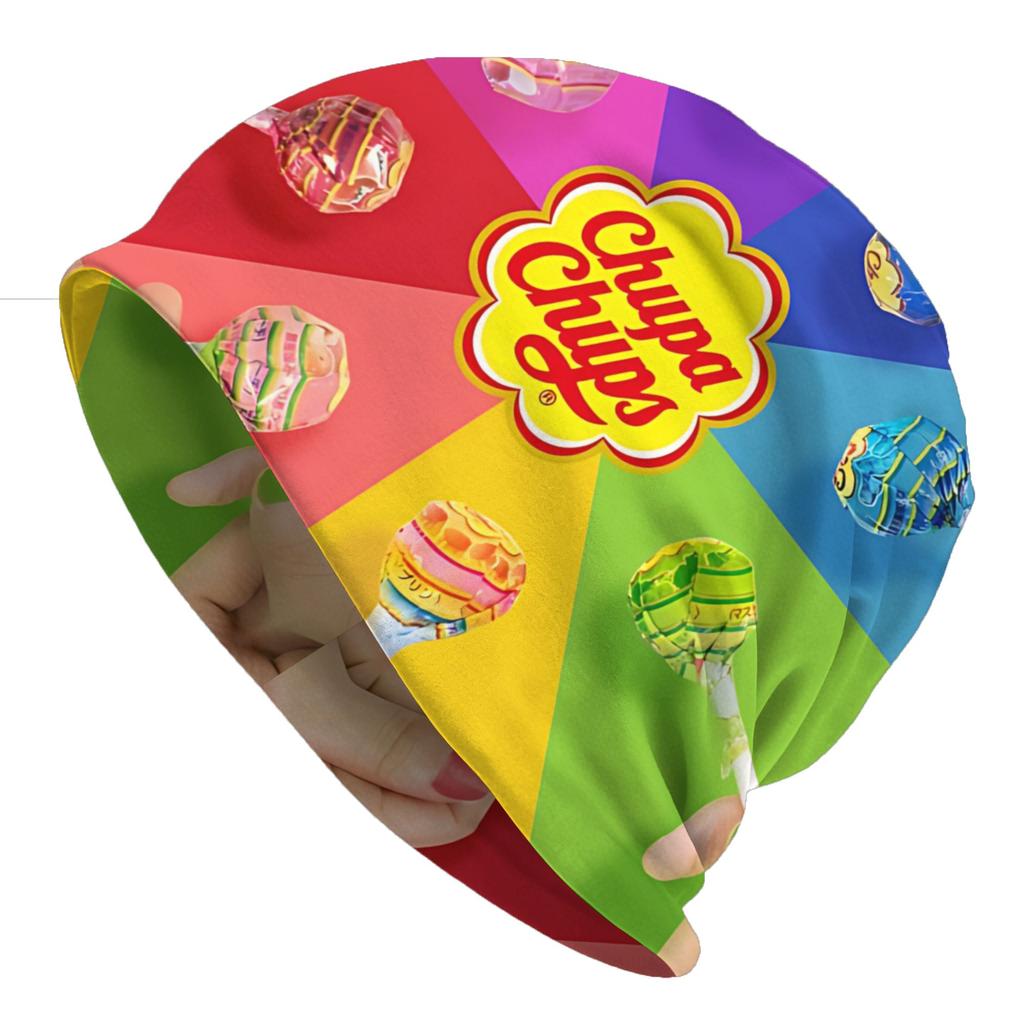 Stichhauben Hüte Unisex Damen Dünne Mütze Chupa Chups LOGO Herbst Frühling Warme Kappe Street Skullies Beanie Mützen