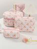 Simple Fresh Makeup Bag Large Capacity Multifunctional Cosmetic Storage Bag Portable Travel Toiletry Pouch for Cosmetics Brushes Toiletries Daily Use