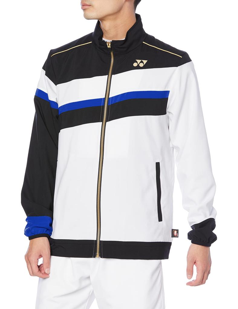 YONEX Tennis Lined Wind Warmer Shirt Blast Blue XO Shirt, (Fit Style), (786)