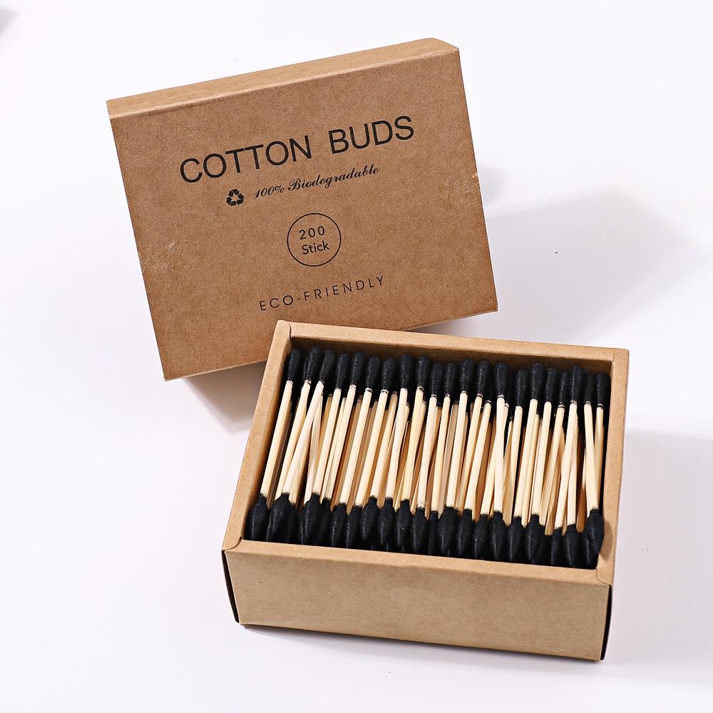 Drawer-style Double-Ended Cotton Swabs: Crafted from premium, eco-friendly cotton, these disposable swabs offer natural cleanliness.