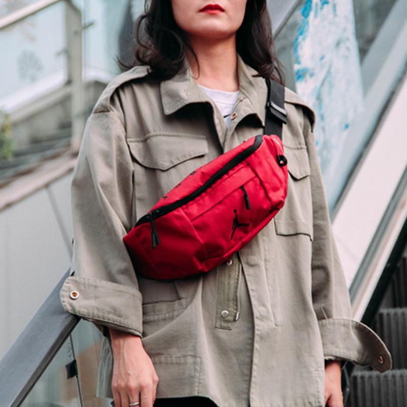 Jordan Polyester Crossbody Bag, Fanny Pack Regular Unisex Red Jordan HA5050-678