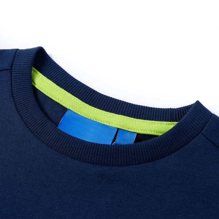 Kids' Long-sleeved T-shirt Navy Blue 92/104/116/128/140