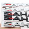 Car Trunk Rear Sticker ABS SAHARA Side Wing Emblem Decoration Decals Accessories For Jeep Wrangler Sahara Modification JP JL