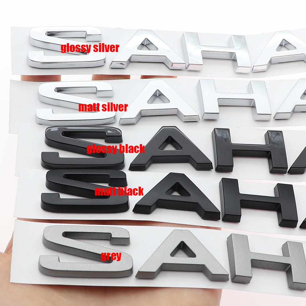 Car Trunk Rear Sticker ABS SAHARA Side Wing Emblem Decoration Decals Accessories For Jeep Wrangler Sahara Modification JP JL