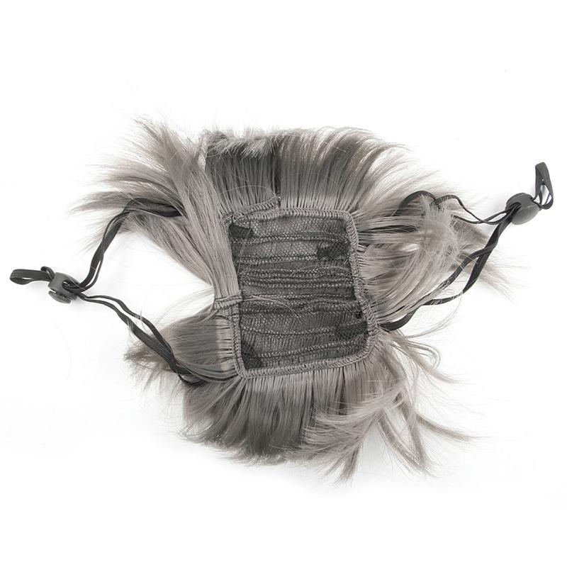 Pet Wigs Cosplay Props Funny Dogs Cats Cross-Dressing Hair Hat Costumes Head Accessories For Halloowen Christmas Pets Supplies