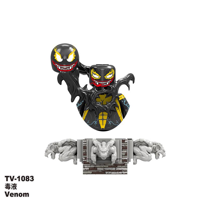 

Marvel Legends Карнаж Веном Блоки Кирпичики Анти-Веном Эдди Брок Для Игрушек Подарков Фигурки Экшн Строительные Блоки Для Детей