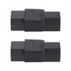 2Pcs IEC320 C14 to IEC320 C21 Power Adapter IEC320 C14 to C21 PDU UPS Extension Power Plug Adapter 10‑15A 125‑250V