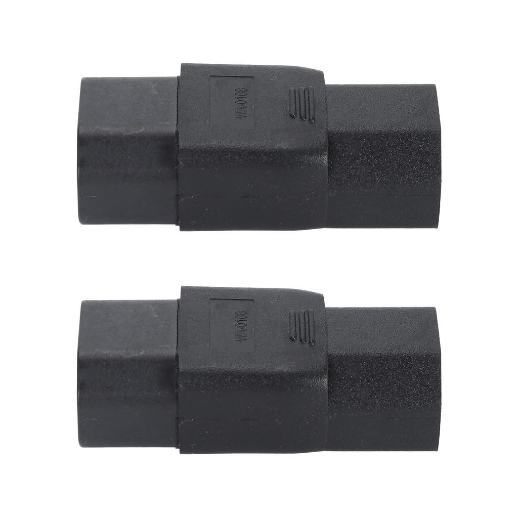 2Pcs IEC320 C14 to IEC320 C21 Power Adapter IEC320 C14 to C21 PDU UPS Extension Power Plug Adapter 10‑15A 125‑250V
