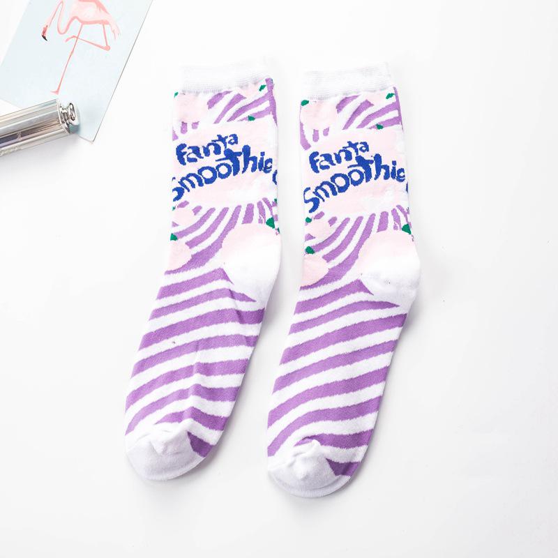 

Korean Ulzzang High-Top Trendy Women s Mid-Calf Socks Free Size with Tag (EU 34-40)