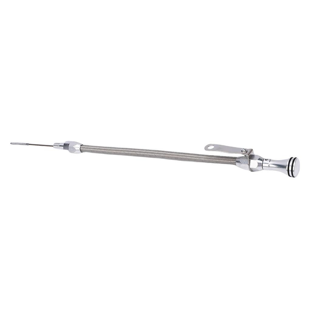 Universal Oil Pan Dipstick 20 Inch 1 4 Inch NPT Connector Accurate Flexible Stainless Steel Dipstick