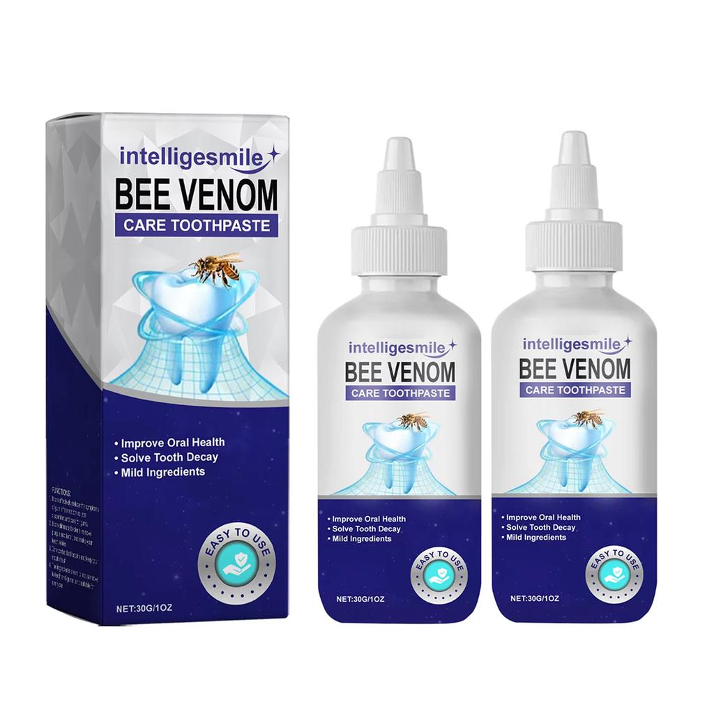 Bee Venom Oral Care Toothpaste Deep Cleaning Stubborn Teeth Stains Relief Discomfort Promote Gum Health White Toothpaste