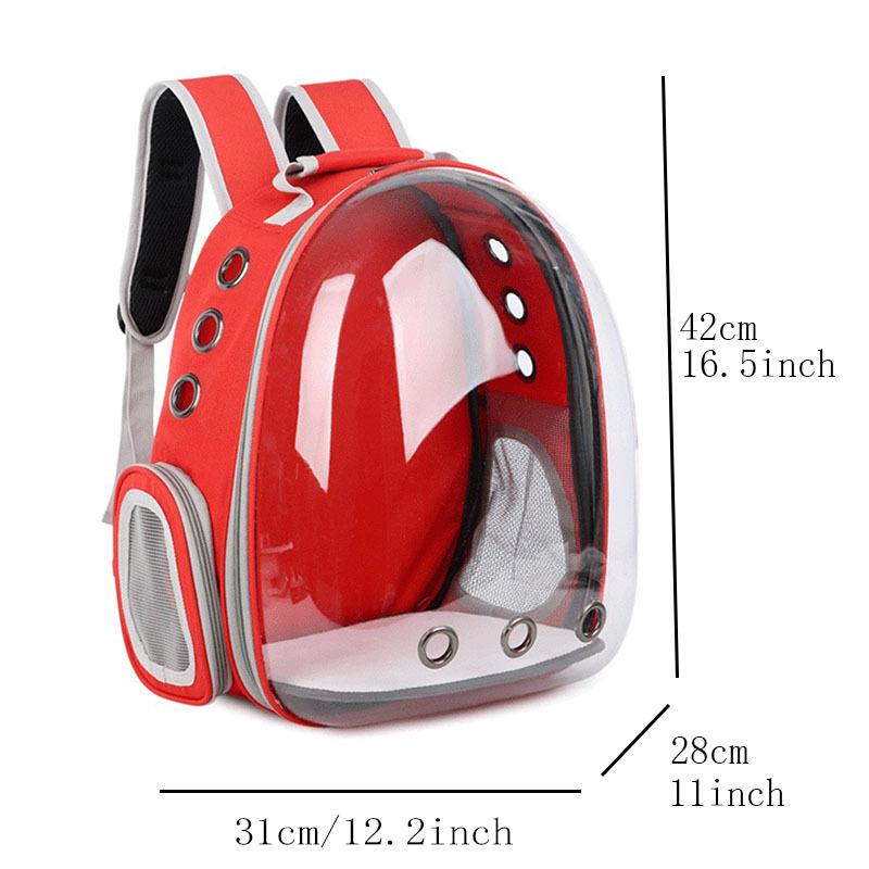 Pet Cat Carrying Bag Space Pet Backpacks Breathable Portable Transparent Backpack Puppy Dog Transport Carrier Space Capsule Bags
