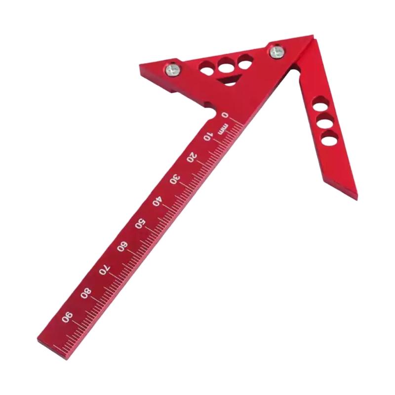 High Accuracy Woodworking Center Finders & Angles Measurer Aluminum Marking Gauges Ergonomic Woodworking Measuring Tool