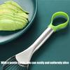 Professional Stainless Steel Fruit Cutter For Avocado Peach Dragon Fruit Cores Removal Ergonomic Nonslip Handle Slicer