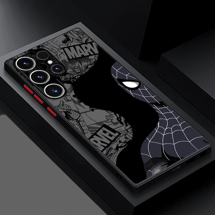 Case for Samsung Galaxy S26 S22 S23 FE S20 S25 Ultra S21 S24 Plus Note 20 10+ Funda Phone Cover Marvels Spider-Man Venom
