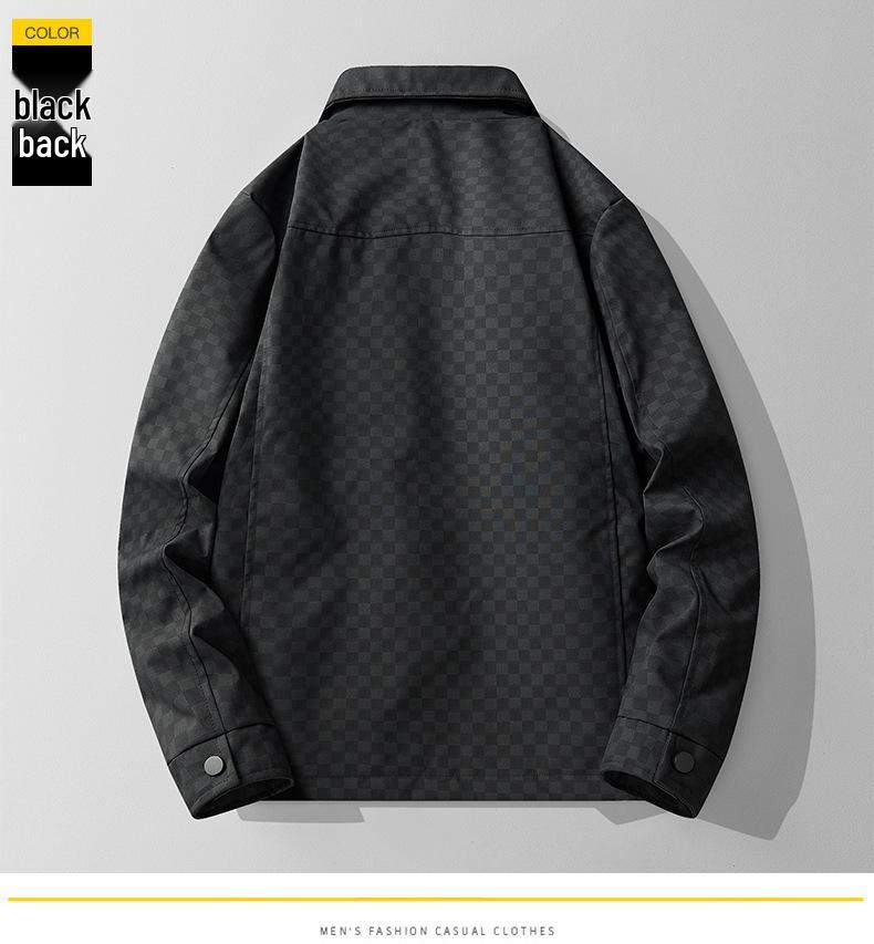 Herren Schwarze Lässige Revers Daunenjacke - Winter Kältebeständig, Warm, Lockere Passform