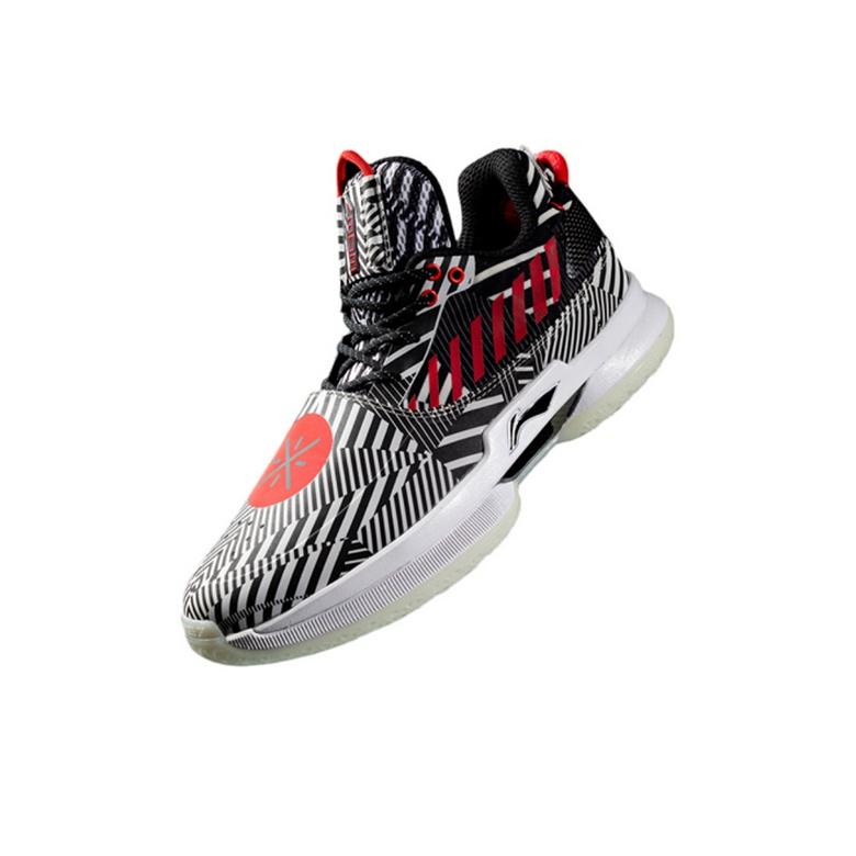Li Ning Wade Way Remix 2/6 Set Leather Comfortable Daily High-Top Basketball Shoes Men sneaker ABAN079-16