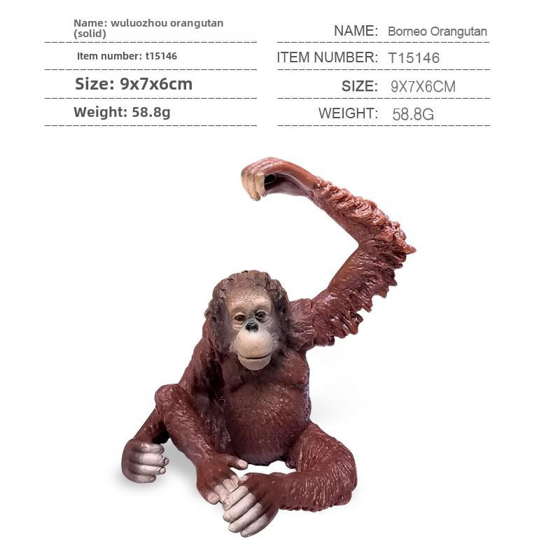 Schimpanse und Gorilla Stehend Zoo Modell Spielzeug