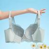 Underkläder Dam Tunn Spets Mjuk Stålring Anti Hängande Samlande Justerbar Bröstform Rak BH