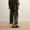 Less 2025 Autumn Mulberry Silk Blend Casual Pants