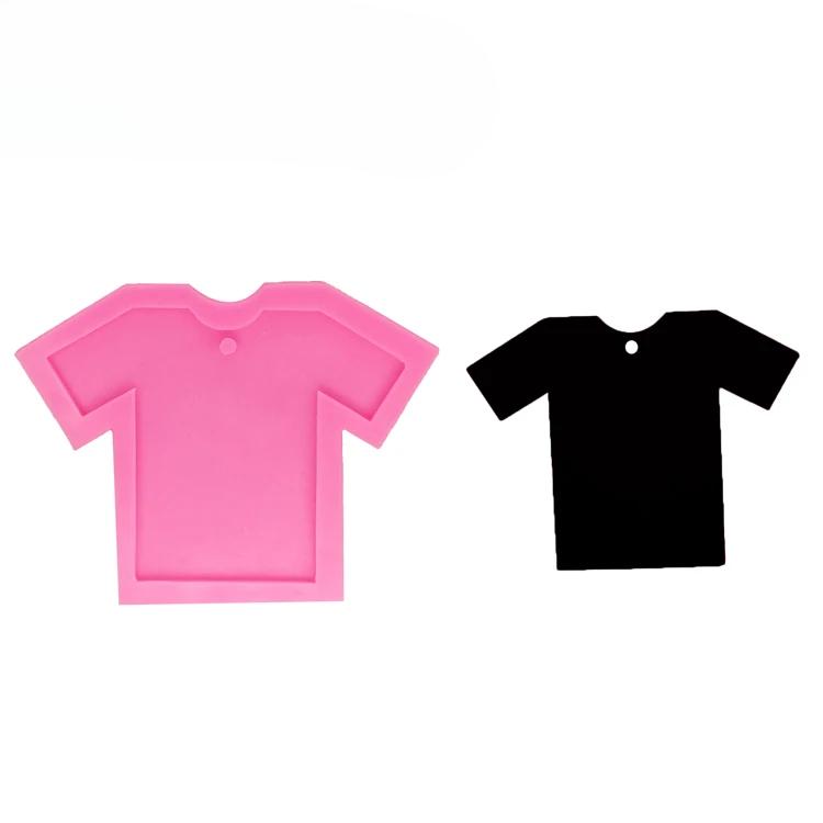 

DIY Epoxy Resin Molds Short-sleeved T-shirt Shape Mold for Keychains Jewelry