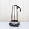 Portable Household Coffee Utensil Set Espresso Mocha Pot With Small Electric Stove Stainless Steel Coffee Pot